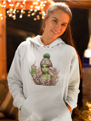 The Grinch who Loves Coffee The Sassy Grinch Who Loves Coffee Hoodie