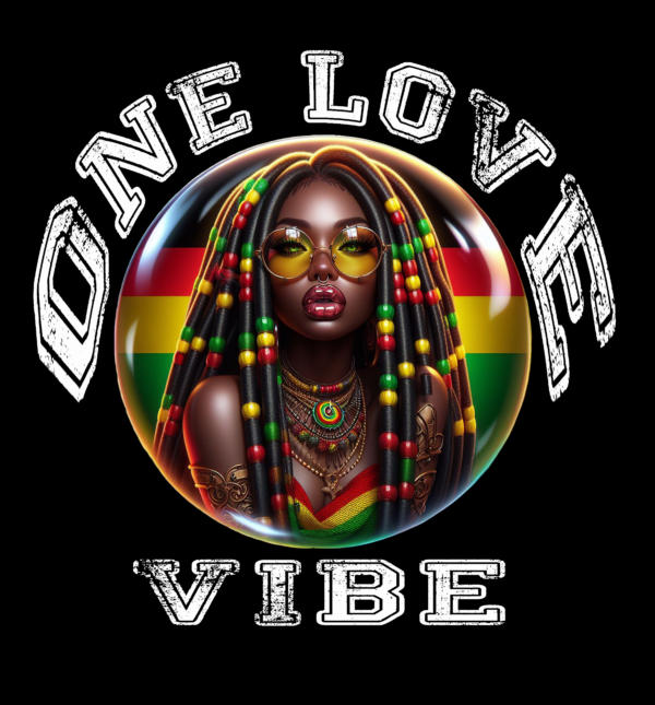jamaica 1 Black One Love Vibe (PNG Printable Downloads Only)