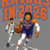 Knicks In 2026 in Grey New York Knicks in 2026 on Grey