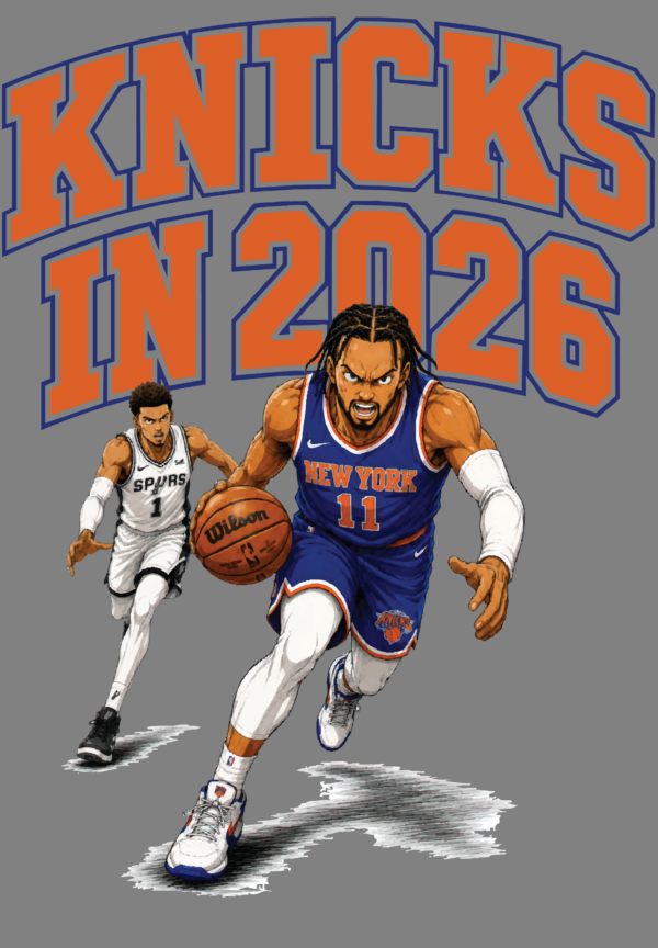 Knicks In 2026 in Grey New York Knicks in 2026 on Grey